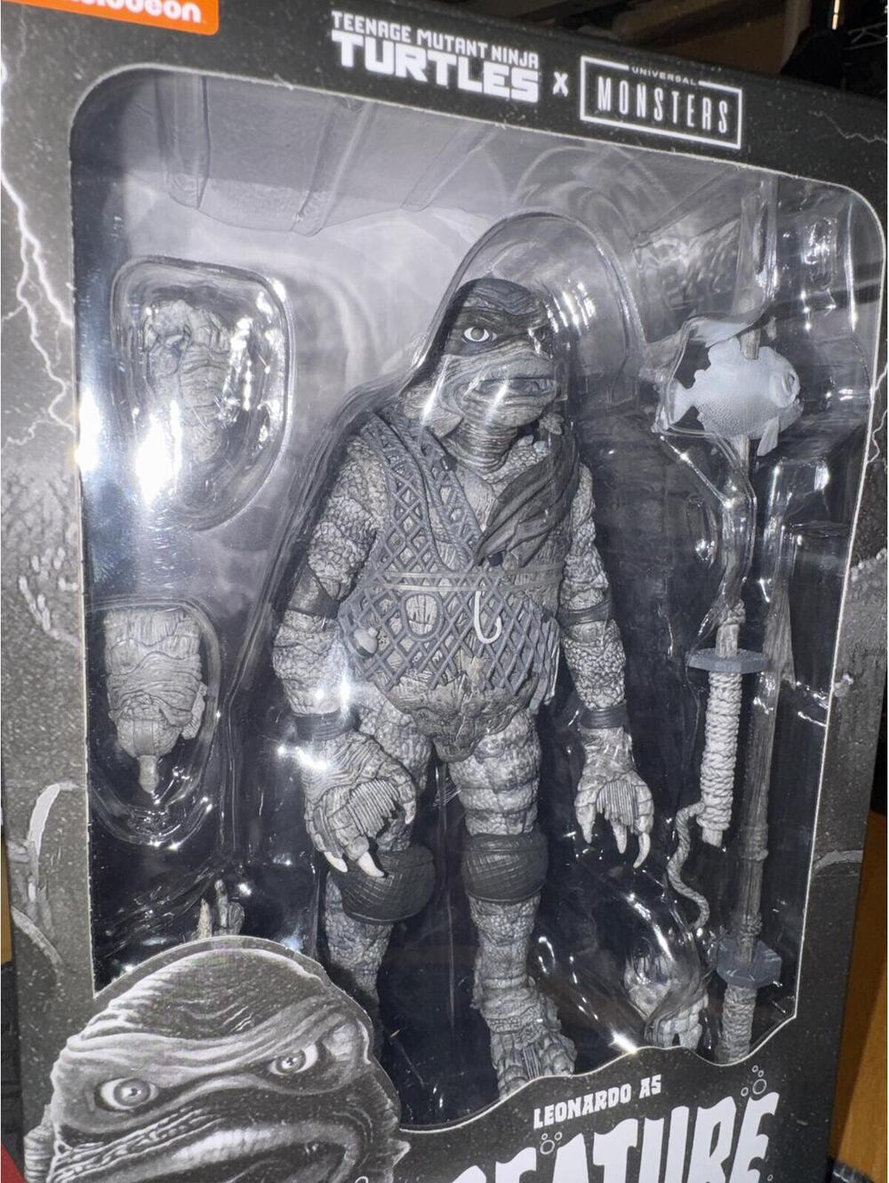 NECA Teenage Mutant Ninja Turtles Leonardo Creature from the Black Lagoon New